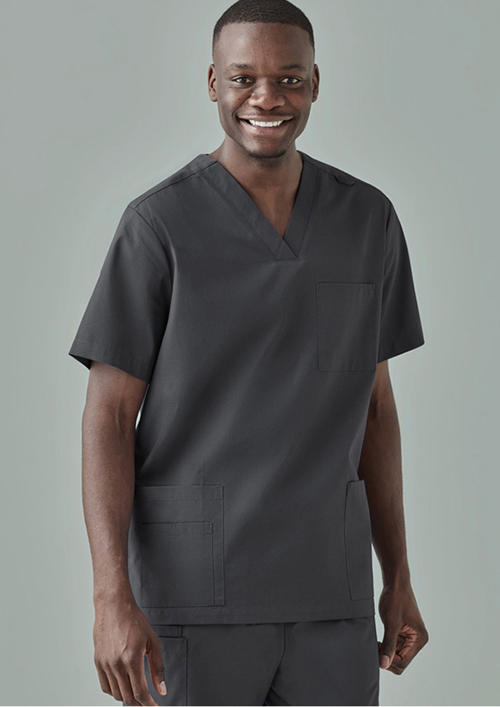 Charcoal Mens Tokyo Scrub Top